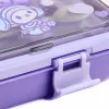 Purple cartoon children's lunch box portable sealed lunch box Application Scenario